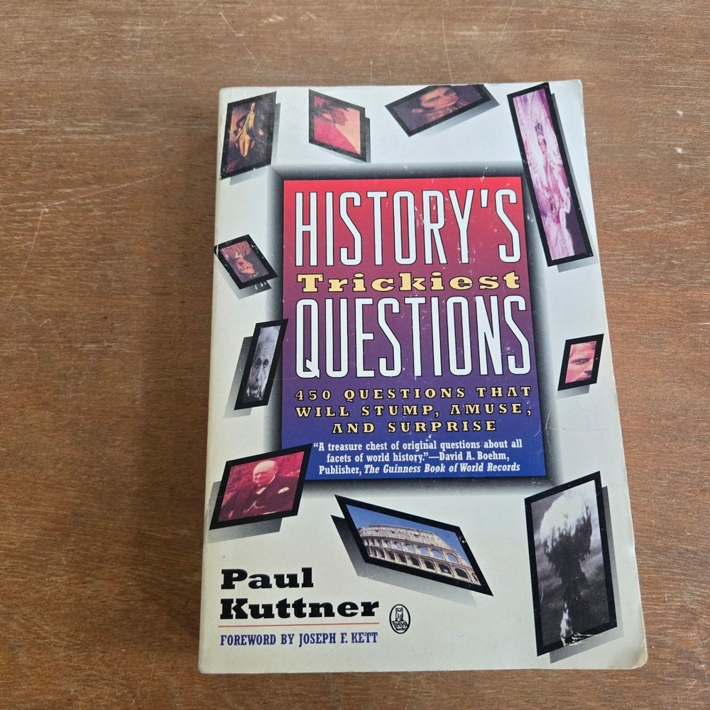 Henry Holt History's Trickiest Questions Paul Kuttner 1992 paperback book